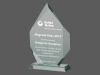 Nagroda Pracownika Roku - statuetka szklana G018 z grawerem w etui