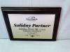 Firma Wyróżnienie Solidny Partner - dyplom drewniany