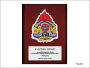 Ryngraf Straż Pożarna - pamiątkowy dyplom drewniany