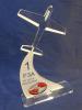Samolot - statuetka z pleksi z grawerem i nadrukiem