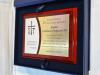 Kapłaństwo jubileusz - dyplom drewniany złożony lakierowany