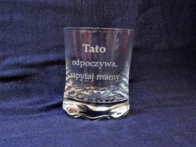 Dla Taty - szklaneczka do whisky z grawerem