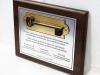 Dyplom drewniany złożony - symboliczny klucz z okazji otwarcia