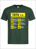 Dla Taty - koszulka z nadrukiem dedykacji "Tata SA"