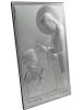 Pamiątka I Komunii  Św. - srebrny obrazek z Jezusem udzielającym Komunii chłopczykowi JAP 760 z grawerem