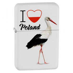 Zapalniczka benzynowa Tasman Bocian, I Love Poland